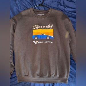1998 Chevrolet Corvette Sweatshirt Mens Size Large Sports Car Convertible